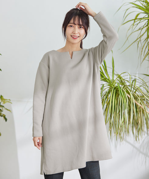 裏起毛チュニック
