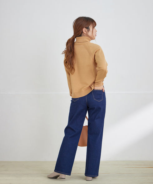 【安田美沙子さん着用 / 選べる2type】ラグランニットトップス