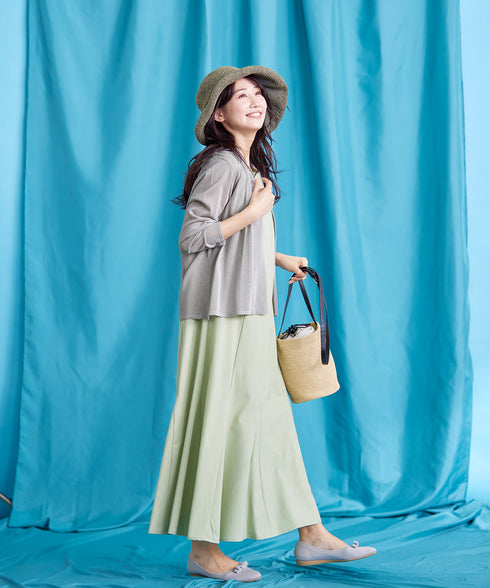 【小倉優子さん着用・新色追加・UVケア・接触冷感】ショートトッパーカーディガン