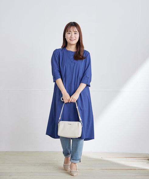 ランダムタックチュニックワンピース