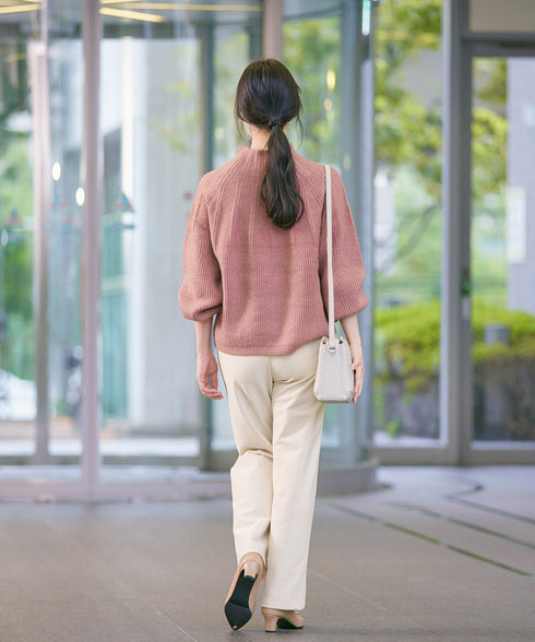 【クリアランスセール】すふれ起毛ワイドパンツ