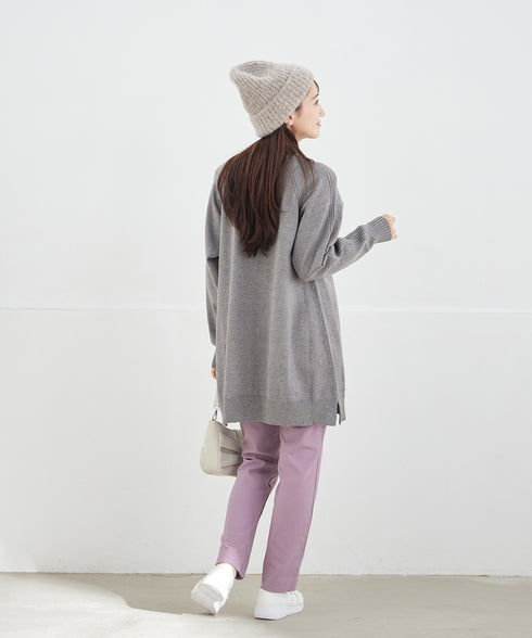 【クリアランスセール】裏起毛ストレッチテーパードパンツ