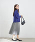 【新色追加】 ウール調タックスカート