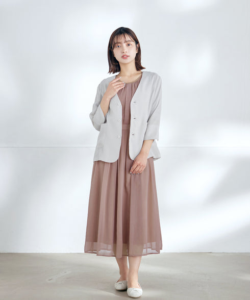 シフォンワンピース