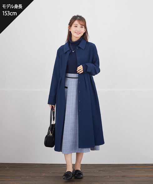 ステンカラードレスコート