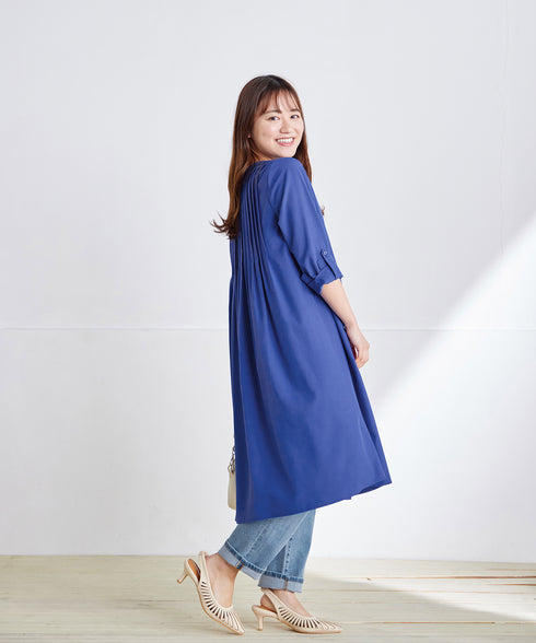 ランダムタックチュニックワンピース