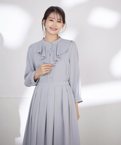 【アウトレット】ラッフルフリルワンピース