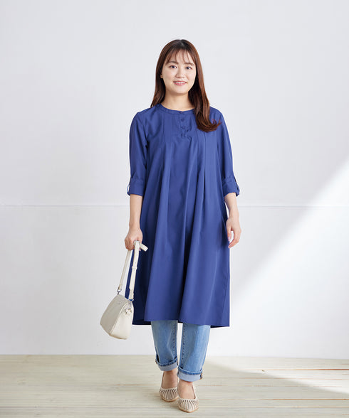 ランダムタックチュニックワンピース