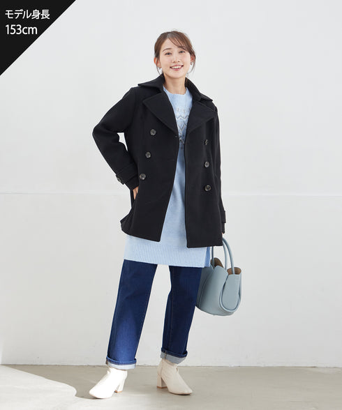 【安田美沙子さん着用】ストレッチストレートデニム