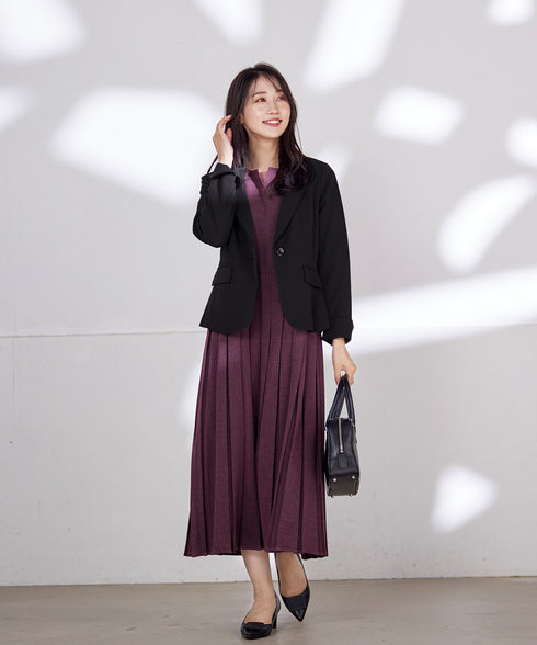 プリーツワンピース