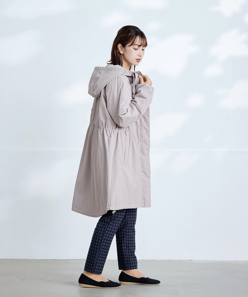 【安田美沙子さん着用】ウォーマル中綿フーデッドコート