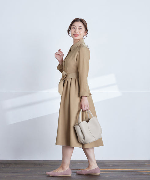 ステンカラードレスコート