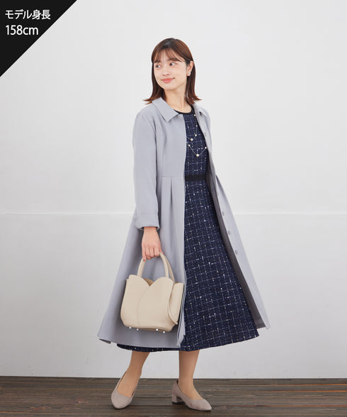 ステンカラードレスコート