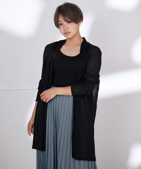 【新色追加・UVケア・接触冷感】ロングトッパーカーディガン