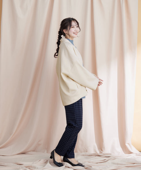 【クリアランスセール】モッサ風ダブルフェイスコート