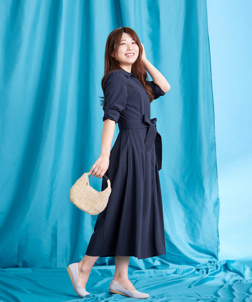 【新色追加】シャツワンピース