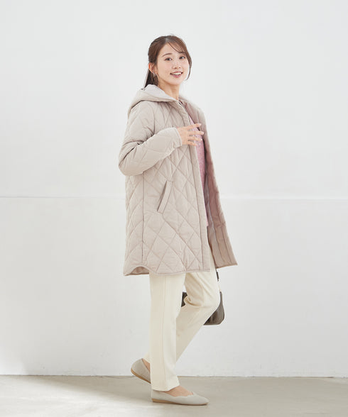 【安田美沙子さん着用】T/R両面起毛ストレッチパンツ