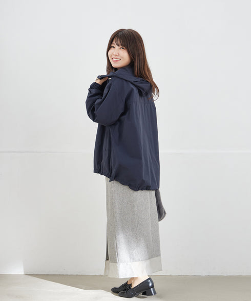 撥水ドロストマウンテンパーカー