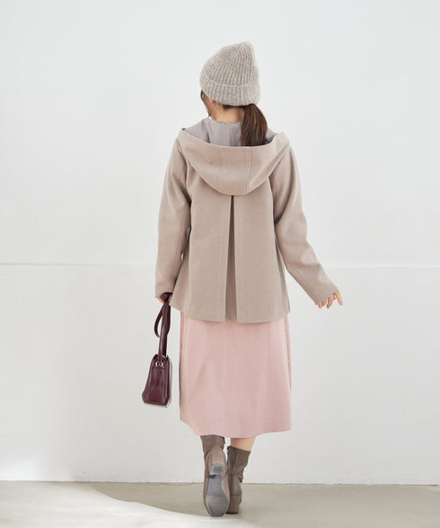 フーデットショートコート