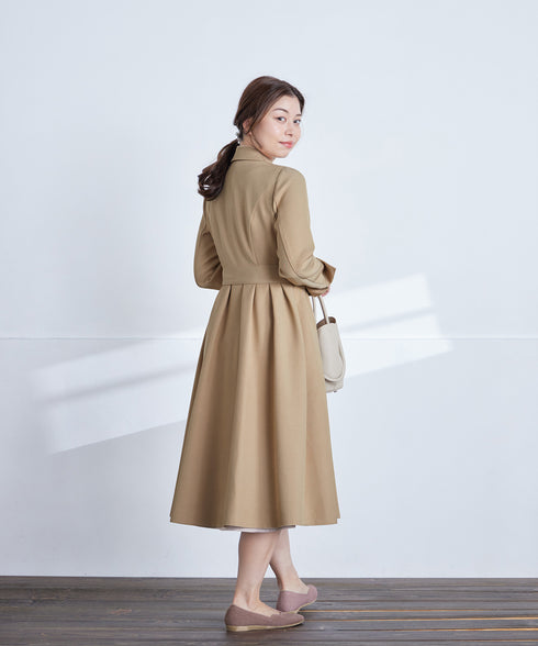 ステンカラードレスコート