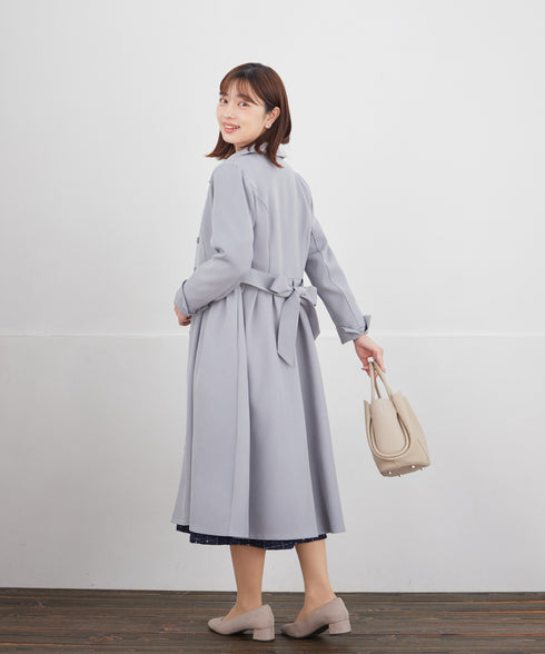 ステンカラードレスコート