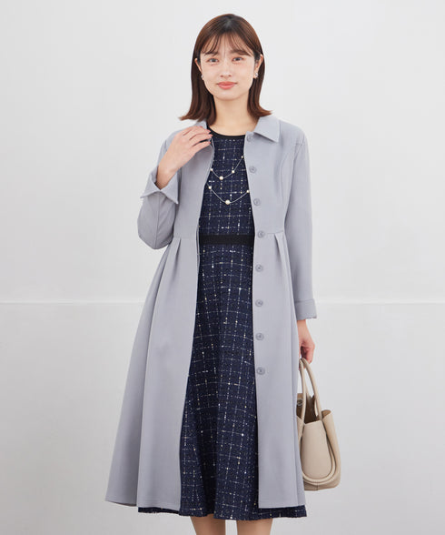 ステンカラードレスコート