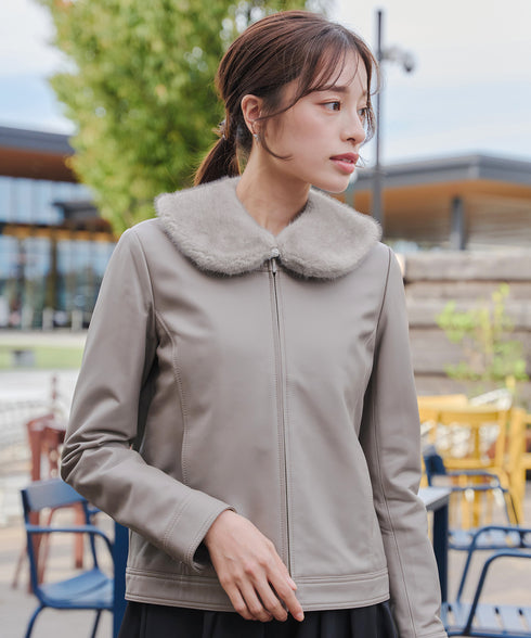 エコファー付け襟ティペット