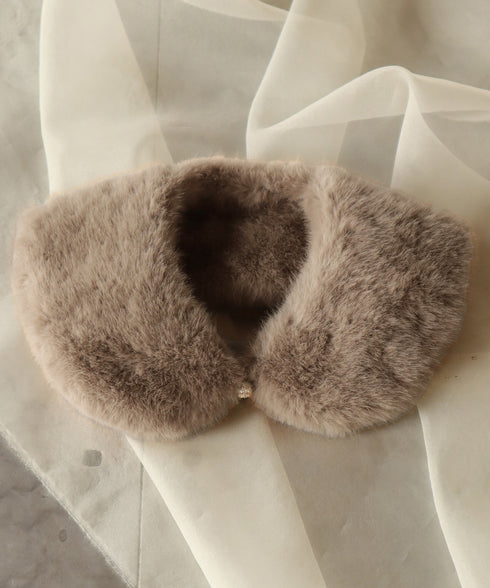 エコファー付け襟ティペット