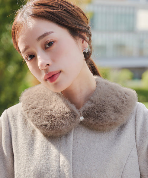 エコファー付け襟ティペット