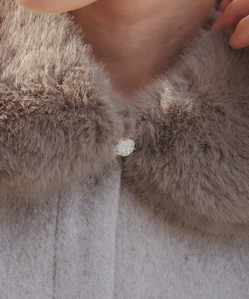 エコファー付け襟ティペット