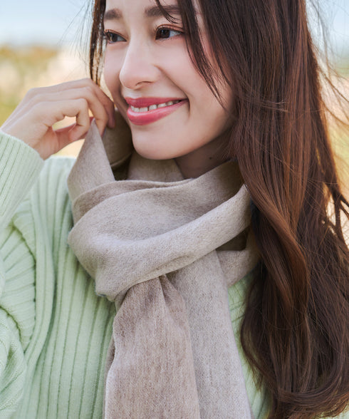 【ウール100%】リバーシブルマフラー