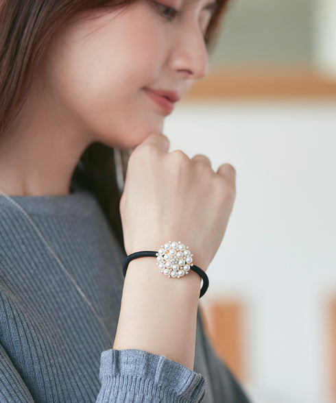 サークルパールブーケゴム