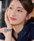 スクエアビーズヘアゴム