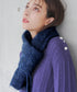 リブ編みマフラー