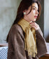 【ウール100%】フリンジ付きマフラー