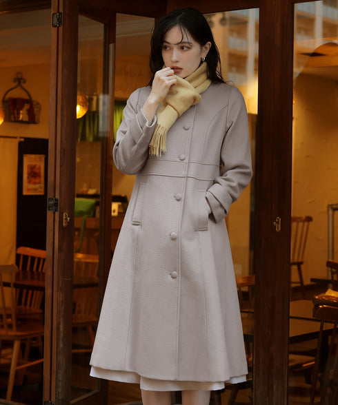 【ウール100%】フリンジ付きマフラー