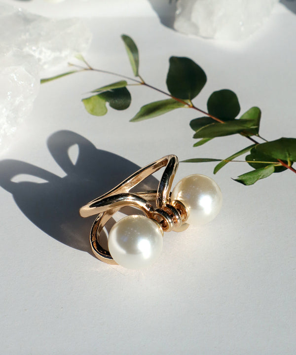 パール付きスカーフリング