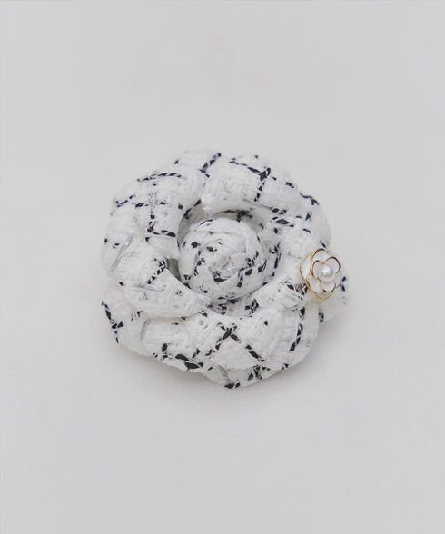 フラワーツイードコサージュ