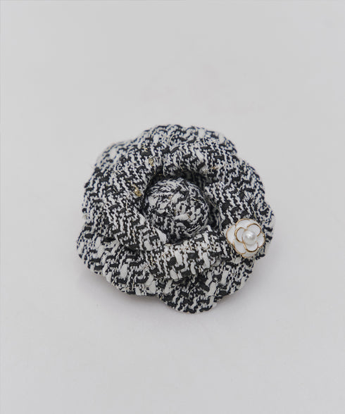 フラワーツイードコサージュ