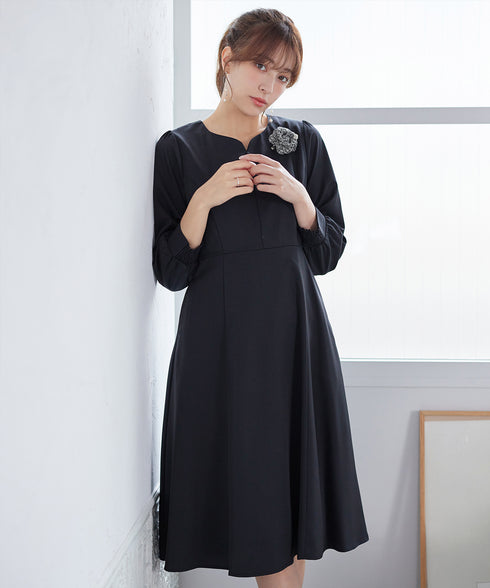 フラワーツイードコサージュ