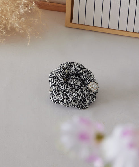 フラワーツイードコサージュ