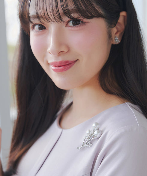 パールリーフブランチブローチ