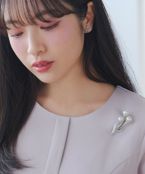 パールリーフブランチブローチ