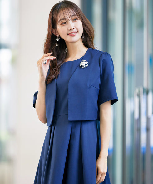 3粒パールブローチ