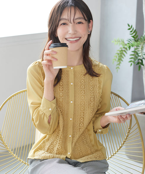 【新色追加】レースブラウス