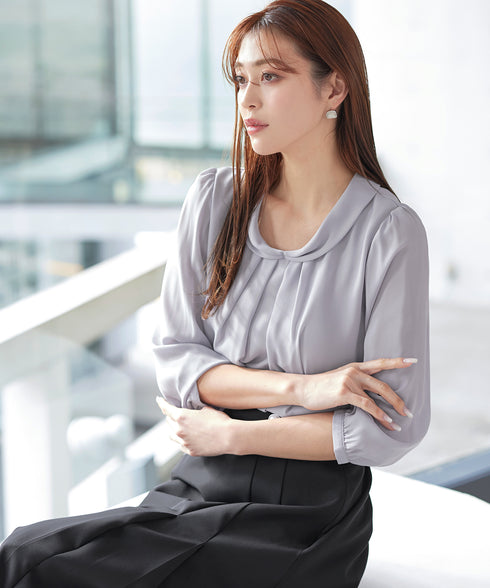 【ダブルクロス】 アシンメトリープリーツスカート