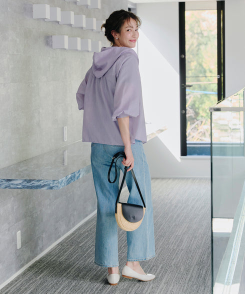 【アウトレット】シアーパーカーカーディガン