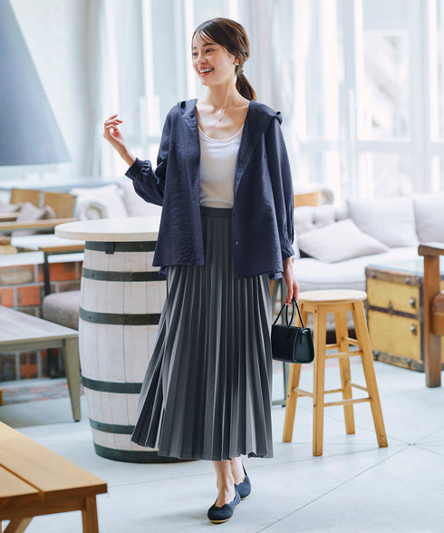 【アウトレット】シアーパーカーカーディガン