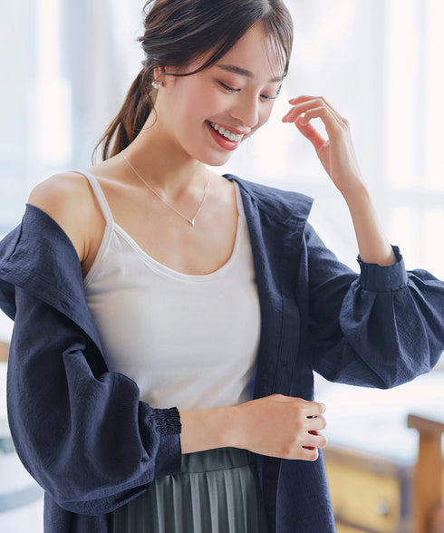 【アウトレット】シアーパーカーカーディガン