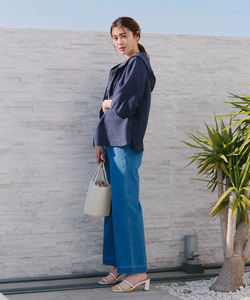 【アウトレット】シアーパーカーカーディガン